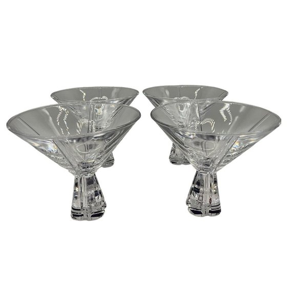 Mikasa Havana Collection Martini Glasses Lead Crystal Made in Germany - Picture 2 of 16